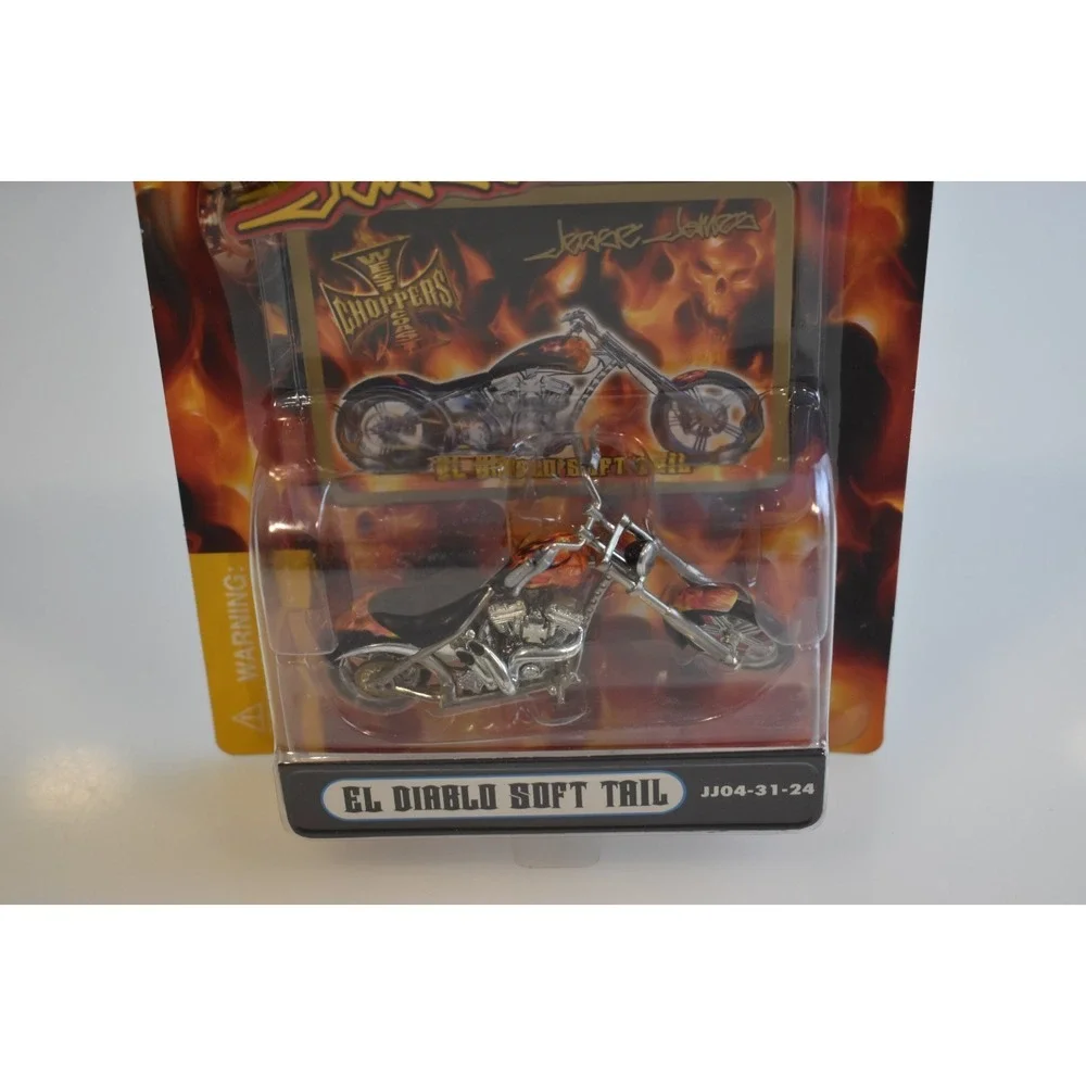 2004 Jesse James West Coast Choppers El Diablo Soft Tail JJ04-31-24 1:31 Scale
